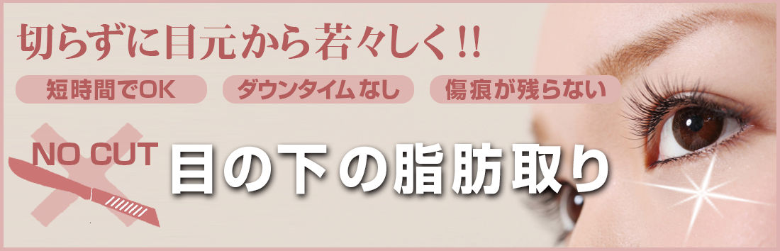 目の下の脂肪取り- 銀座国際美容外科